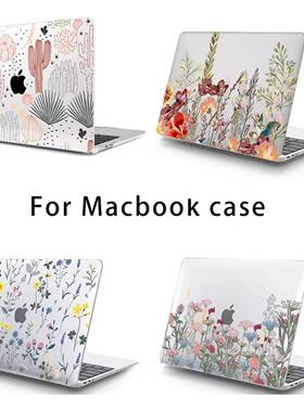 New Transparent Print Case For MacBook M1 M2 M3 M4 Air 13 Pro 13 14 16 Air13.6 A3240 macbook保护壳