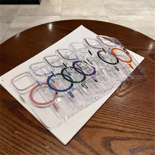 Magsafe Case for iPhone 16 Pro Max 15 14 13 12 Pro磁吸手机壳苹果16plus透明亚克力防摔保护套hard case