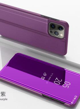 适用苹果iPhone 16 15 14 13 12 11 Pro Max Mirror Case iPhone14/15/16plus xsmax 16e Stand Cover保护壳