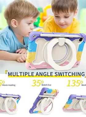 适用于iPad Pro 11 12.9 Case iPad Air4/5 10.2 mini7/6 ipad air 11 13 2024 Kids Stand Cover平板防摔套