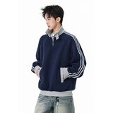 A410-A32652-特批70限价139-美式条纹撞色立领卫衣-400g 华棉,男装卫衣,电商A410, A410-A32652-特批70限价139-美式条纹撞色立领卫衣-400g 华棉,男装卫衣,电商A410,