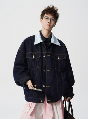 A410-WT34782-P95限价149-美式工装牛仔夹克外套-7x7牛仔面料420g