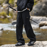 胖胖哥伞兵工装裤男士秋季美式高街登山运动裤大码宽松休闲裤子，男装休闲裤，电商A410