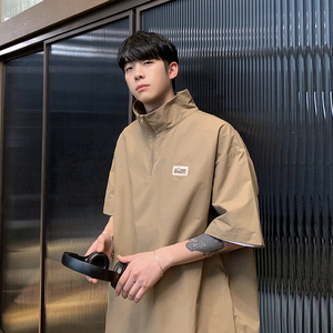T51002*230g流行休闲短袖T恤夏潮流百搭男宽松半袖P50（限价68）图片