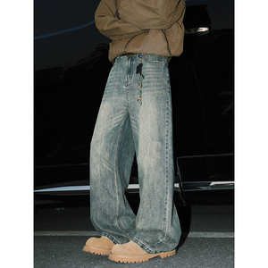 A410-k9197- P63限价89-休闲百搭水洗牛仔裤，男装牛仔裤，电商A410