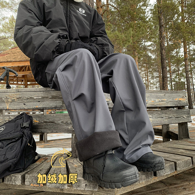 A410-K9173JR-P65限价89-成分：聚酯纤维-冲锋裤加绒345g左右图片
