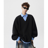 A410-A34750-P85限价129-美式假两件百搭休闲卫衣-400G华棉，男装卫衣，电商A410