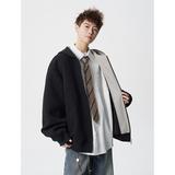 A410-WT34761-P90限价139-美式拼接格纹连帽卫衣-400g华棉，男装卫衣，电商A410