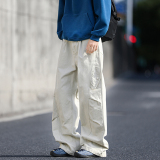 A410-K8295-P65限价99-成分：棉-300g全棉洗褪色棉布，男装休闲裤，电商A410