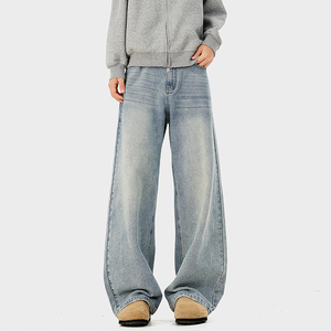 A410-K7910-特批50限价99-美式水洗直筒牛仔裤-320g牛仔面料，男装牛仔裤，电商A410