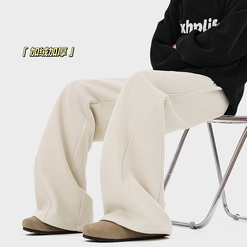 A410-K8734JR-特批50限价99成分65棉35聚酯纤维-360g卫裤磨毛面料，男装休闲裤，电商A410