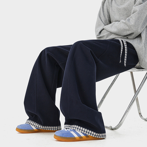 A410-K7914-特批50限价99成分65%棉35%聚酯纤维-310g磨毛卫裤面料，男装休闲裤，电商A410