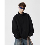 A410-WT34793-P85限价149-美式解构立领开衫卫衣-400G华棉，男装卫衣，电商A410