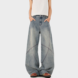 A410-K8796-特批55限价109-设计感水洗牛仔裤-320g竹节牛仔面料，男装牛仔裤，电商A410