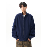 A410-WT93302-P90限价139美式重磅立领夹克外套-华棉复合仿棉420g，男装夹克，电商A410