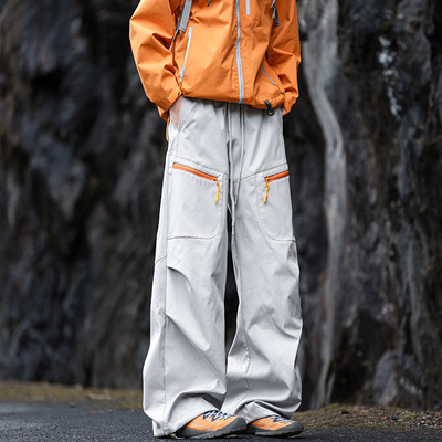 A410-K5629-P60限价89-成分：100%聚酯纤维-180g左右冲锋裤面料