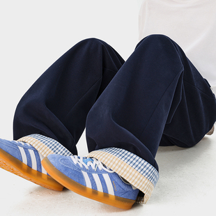 K5650 320G左右卫裤 P70限价109 格纹垂感直筒卫裤 面料 美式 A410