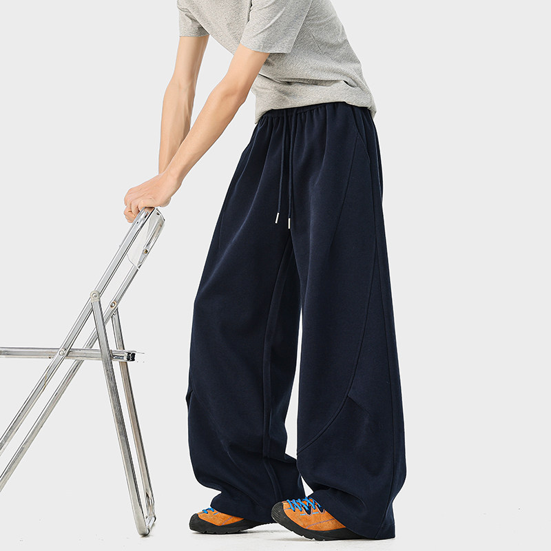 A410-K5655-特批50限价99成分65%棉35%聚酯纤维-320g磨毛卫裤面料,男装休闲裤,电商A410