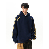 A410-A92303-P80限价119-高级感潮牌连帽卫衣-420g华棉复合仿棉，男装卫衣，电商A410