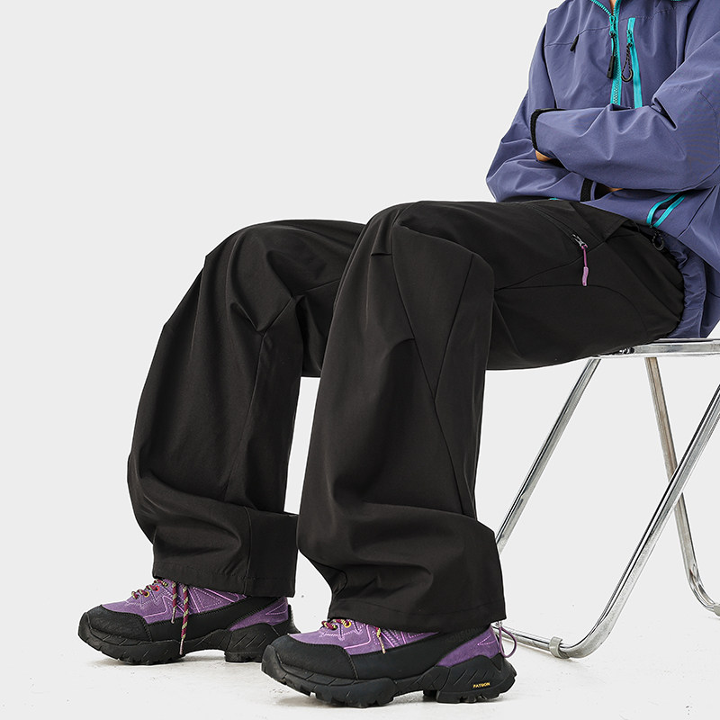 A410-K8711-特批45限价89-成分聚酯纤维-180g冲锋裤面料防水，男装休闲裤，电商A410