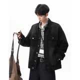 A410-WT93324-P85限价139-美式高级感牛仔外套-7x7牛仔面料420G，男装工装外套，电商A410