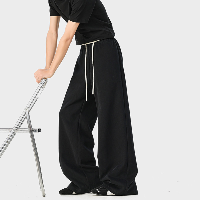 A410-K7949-特批50限价99成分65%棉35%聚酯纤维-320g磨毛卫裤面料，男装休闲裤，电商A410