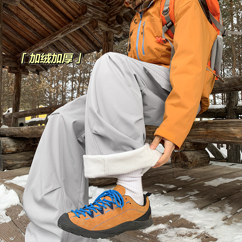 A410-K9135JR-P60限价88-成分：聚酯纤维-300g左右冲锋裤面料，男装休闲裤，电商A410