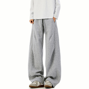 A410-K8383-P55限价79-成分：61%棉 39%聚酯纤维-320g 卫裤面料，男装休闲裤，电商A410