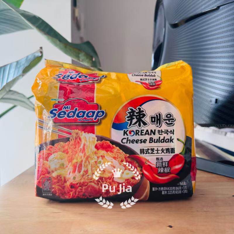 印尼进口韩式芝士劲辣风味拌面