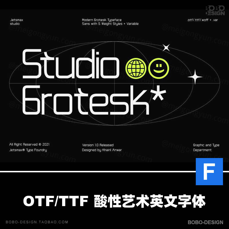 英文字体潮流酸性未来派艺术无衬线ps平面海报标题排版设计素材ai