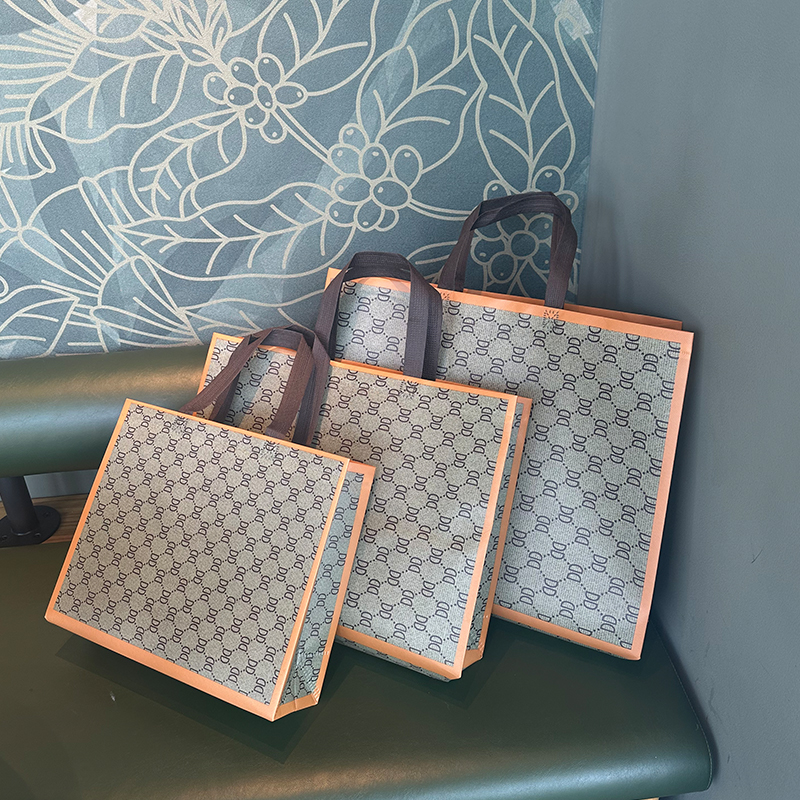 经典无纺布手提袋男女服装衣服包装礼品购物袋子现货通用可印LOGO