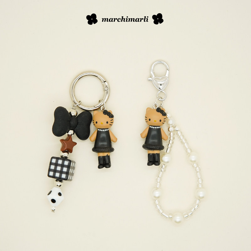 marchimarli可爱猫珠饰包挂件手机挂绳ins风,服饰配件/皮带/帽子/围巾,包挂件,淘宝优惠券,粉丝福利购,淘宝优惠卷