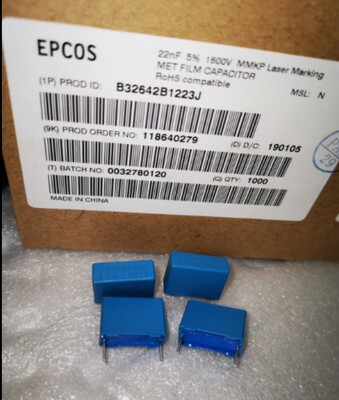 100只=100元 B32642B1223J 1600V 22NF 0.022UF EPCOS 薄膜电容