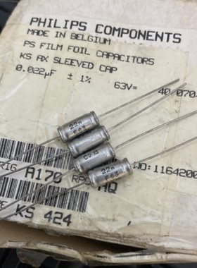 50个=65元BCVISHAY KS424 63v 223/22NF/0.022UF锡箔薄膜电容器1%