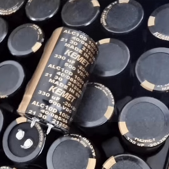 ALC10牛角铝电解电容器500V330UF