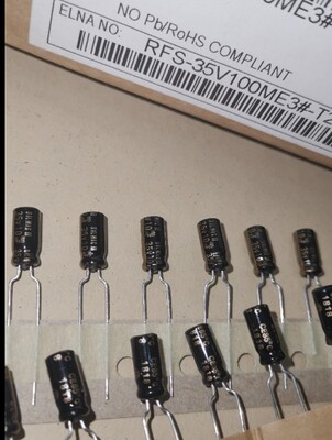200只=75元  35V10UF/35V 棕神ELNA依娜 SILMIC II发烧电解电容器