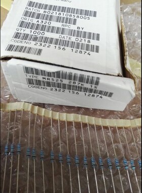100只=8元 VISHAY BC  287K 可代270K 0.25W 金属膜电阻器