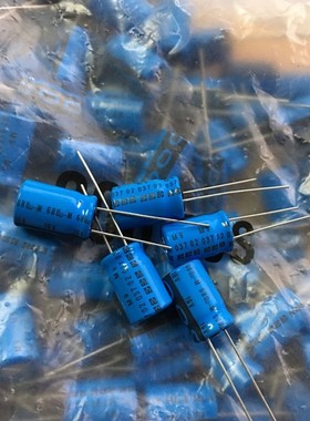 100只=32元 VISHYA BC 037 16V680UF 680UF 16V 铝电解电容器