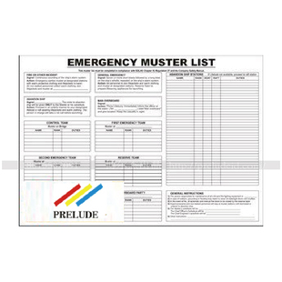 船用IMO标志标牌 331512 应变部署表,ABS板 420 X 297MM