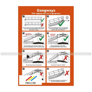 331514 船用IMO标志标牌  舷梯  420 X 297MM