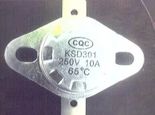 KSD301 KSD201 250V10A65度 突跳式温控器 温控开关 常闭型
