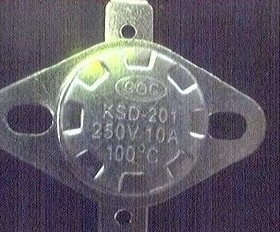KSD201 KSD301 250V10A100度 突跳式温控器 温控开关 常闭型