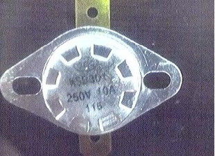 KSD301 KSD201 250V10A125度 电水壶温控器 圆形 固定耳 常闭型