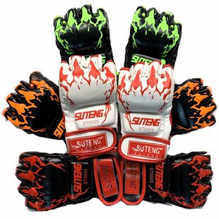 速腾五指虎爪MMA综合格斗拳套 搏击散打分指拳套子半指打沙袋手套