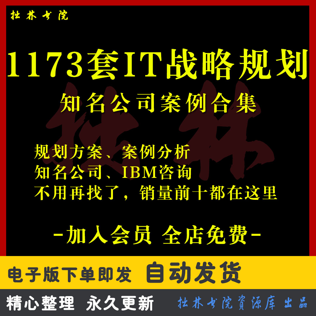 A39战略规划方案IT信息项目公司企业管理体系设计埃森哲咨询PPT图片