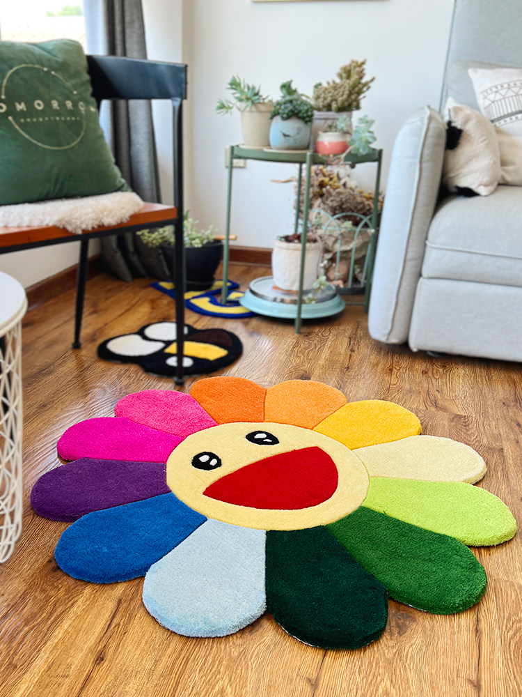 Fashionable Trendy Brand Coffee Flower Handmade Irregular Carp
