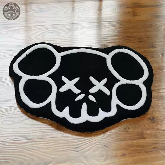 Trendy Brand Kaws Home Decor Carpet Handmade Acrylic Tufting Thickened Washable Entryway Bedside in Stock