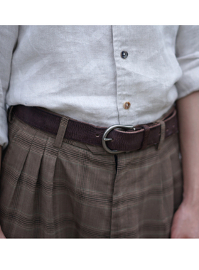 Vegetable Tanned Leather Belt 植鞣革 头层牛皮皮带