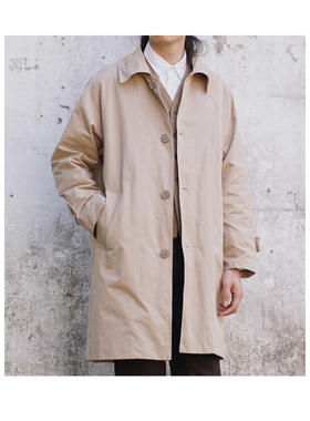 巴尔马肯风衣 宽松版型落肩风衣二色 男女中性款