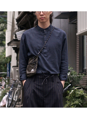 High Counts Ramie Sleeve Shirt 高支斜纹苎麻套头薄衬衫